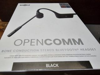 Shokz OpenComm (C102-Black) Bone conduction Noise-Cancelling Stereo Headset/headphone - BrandNew