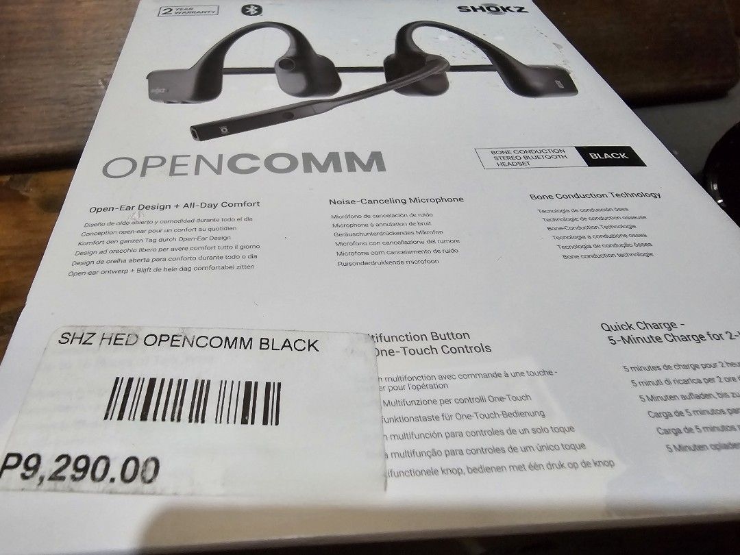 Bundled - Shokz OpenComm (C102-Black) BrandNew and Shokz Loop 100