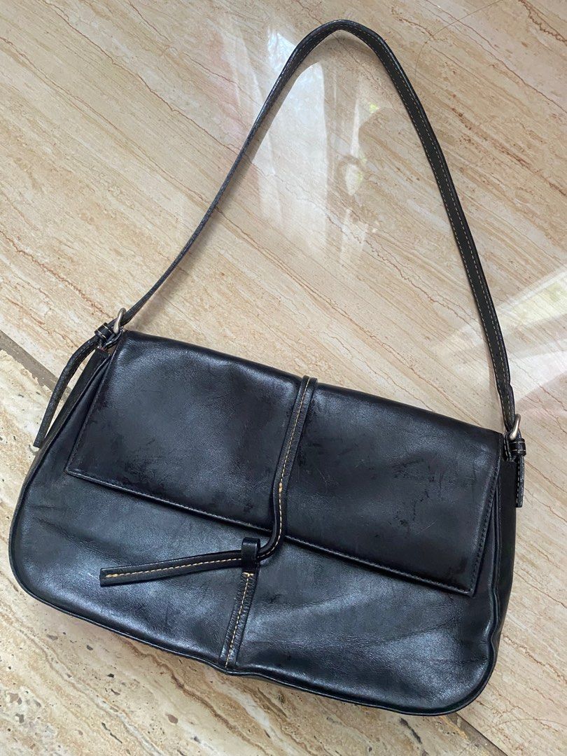 shoulder bag hitam not zara h&m berahka longchamp