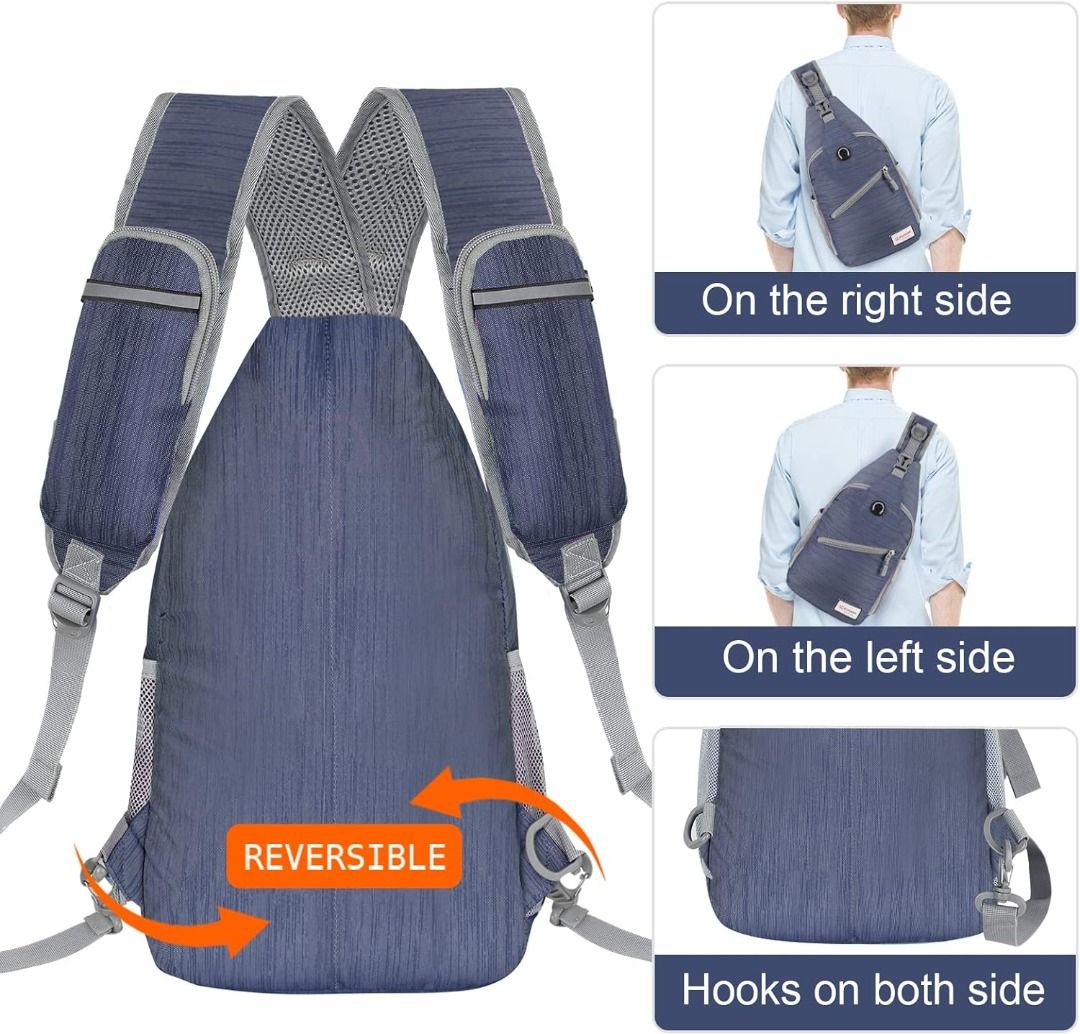 Sling Bag - Lightweight Waterproof Small Crossbody Bag Sling