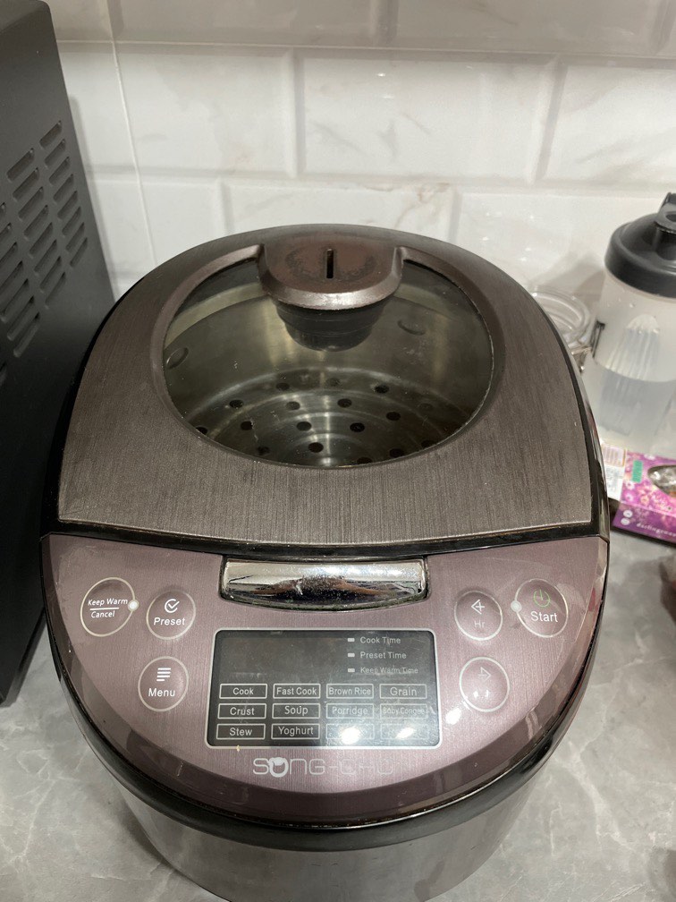 Bi Metal Rice Cooker Song Cho metal rice cooker 1.8l, TV & Home Appliances, Kitchen ...