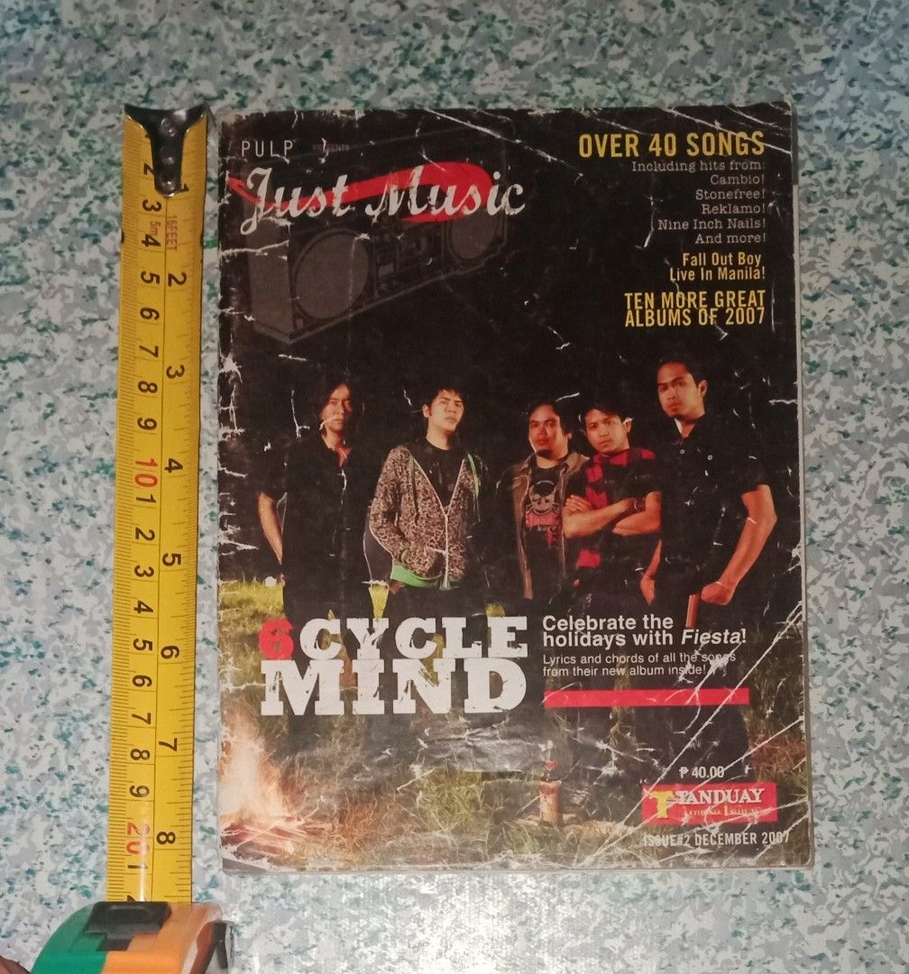 SONGHITS MAGAZINE WITH 6 CYCLE MIND MINI POSTER INSIDE (Category: Magazines) located in Sariaya. Submitted by noyzbaraj1981 (Listing ID 1281085169, Image 1). Description: .