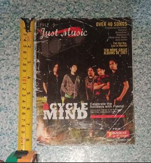 SONGHITS MAGAZINE WITH 6 CYCLE MIND MINI POSTER INSIDE