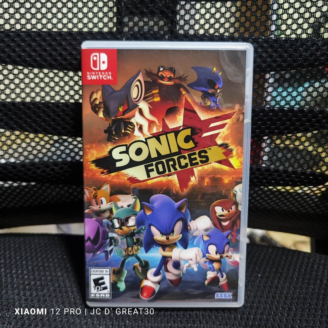 Sonic forces switch game video gaming video games nintendo on carousell