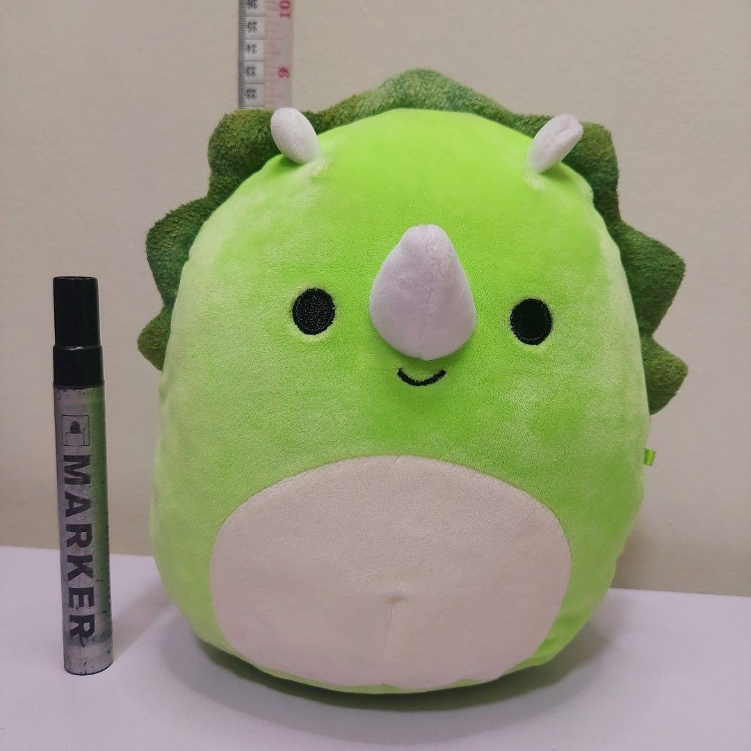 Squishmallow Tristan The Triceratops 23 cm Soft Plush Toy, Hobbies