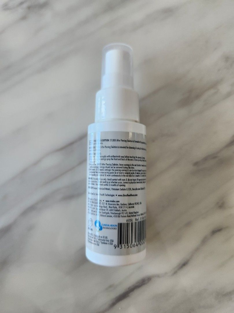Studex After Piercing 60ml Solution from Lovisa, Beauty & Personal Care, Sanitisers