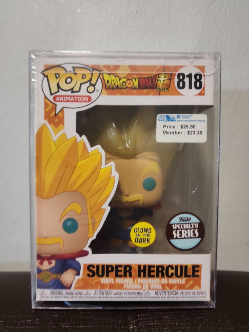 Funko Pop Dragon Ball Super Hercule GITD Glows Figure