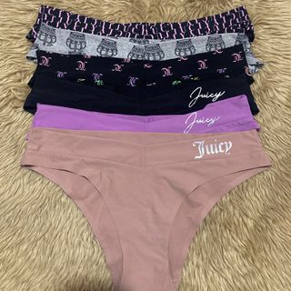 JUICY COUTURE 3 PACK SEAMLESS SHAPING SHORTS PANTIES UNDERWEAR - SMALL