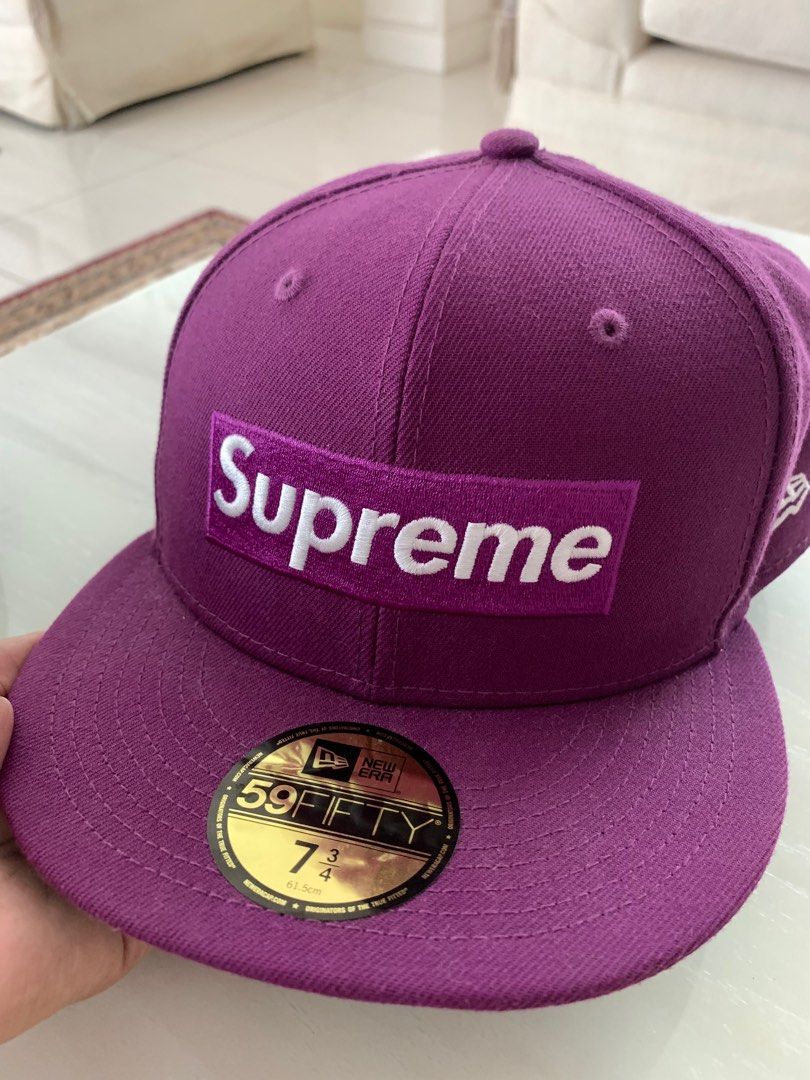 Supreme 2-Tone Box Logo New Era Purple 7 3/4 （61.5cm） - メンズ 