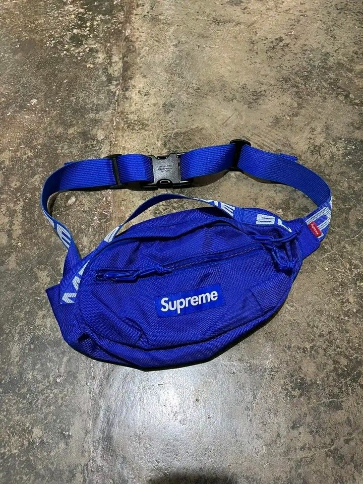 Royal blue supreme fanny pack hotsell