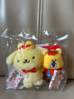 現貨！ Swimmer x sanrio friends 布甸狗pompompurin 吊飾公仔64216657257731110