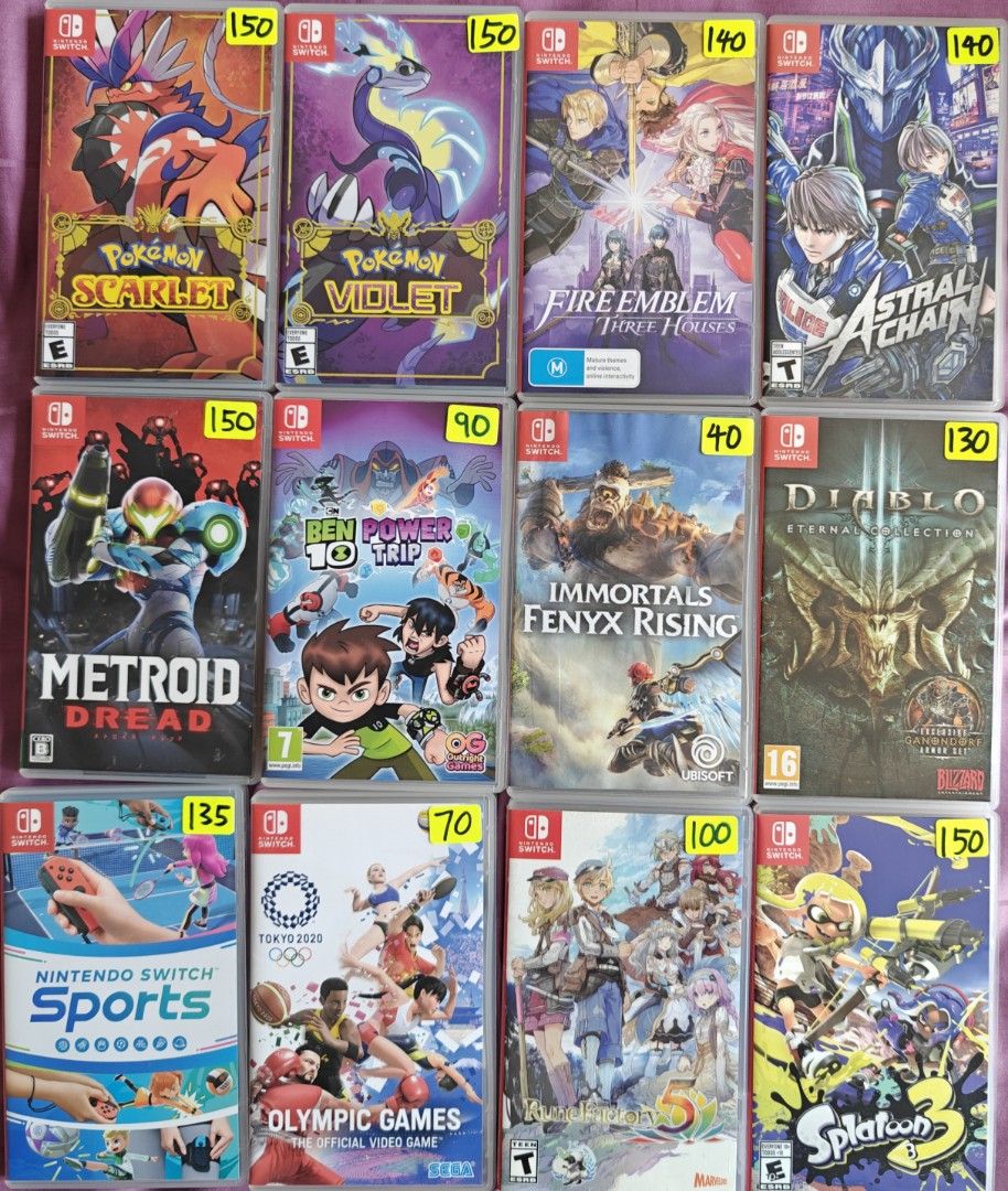 Switch games second hand Video Gaming Video Games Nintendo on