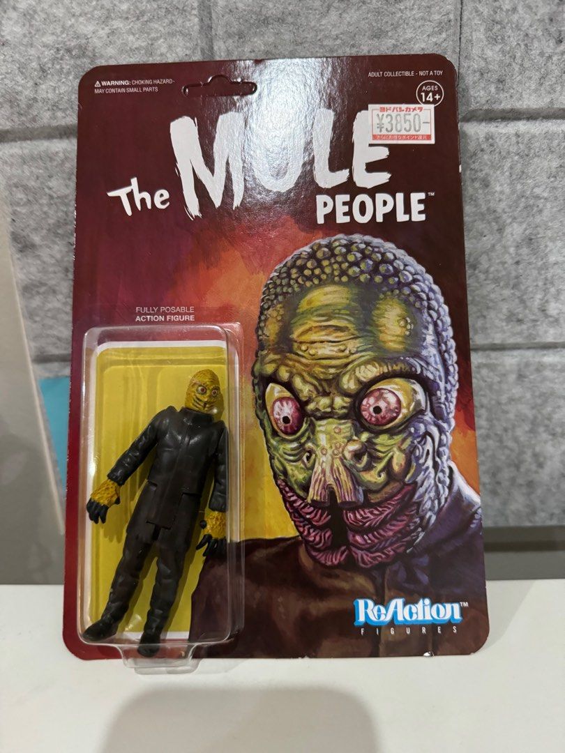 The Mole people / reaction figure (Category: Figurines & Statues) located in Manila. Submitted by derek_zoolander (Listing ID 1281118755, Image 1). Description: Reaction figure Fixed Mole people Brand new is 1,599.