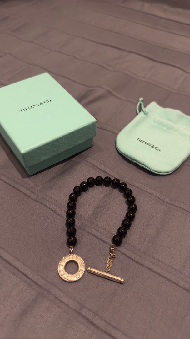 Tiffany Co Onyx Toggle Bracelet Women s Fashion Watches Accessories Other Accessories on Carousell