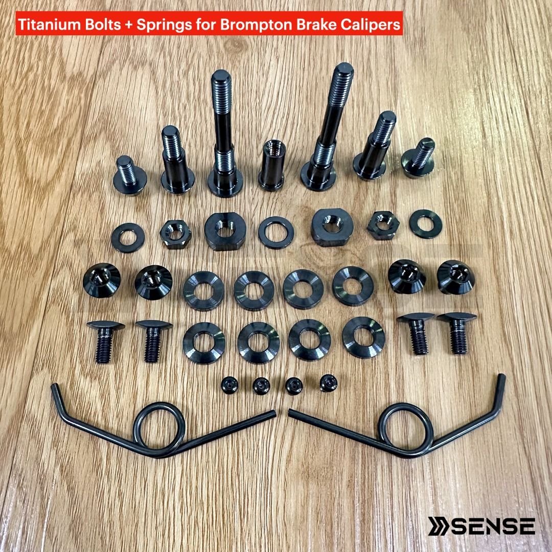 Titanium Springs for Brompton Brake Calipers 2018, Sports Equipment ...