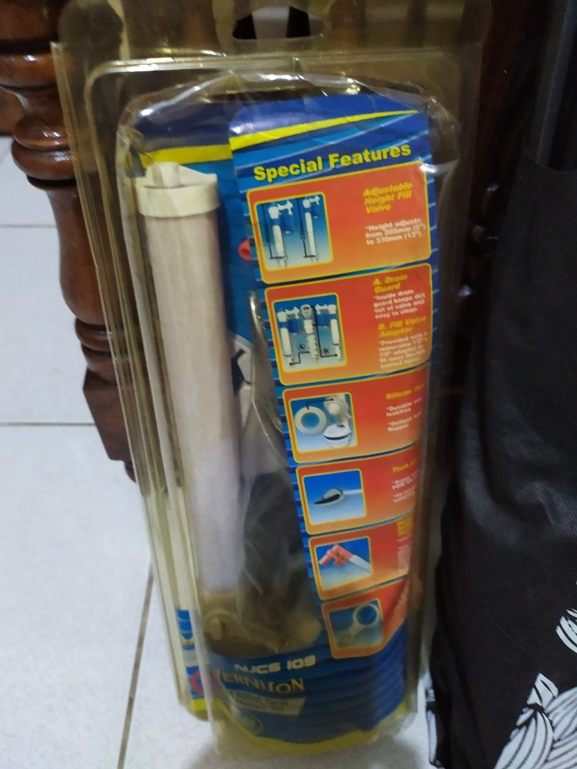 Toilet water tank fitting replacement for flush (Category: Bathroom & Kitchen Fixtures) located in Quezon City. Submitted by smilesalwayz (Listing ID 1281219013, Image 3). Description: Binili pero Hindi nagamit Rfs: decluttering Shipping to be shouldered by buyer.