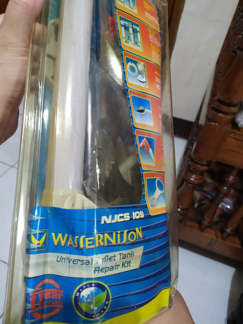 Toilet water tank fitting replacement for flush (Category: Bathroom & Kitchen Fixtures) located in Quezon City. Submitted by smilesalwayz (Listing ID 1281219013, Image 2). Description: Binili pero Hindi nagamit Rfs: decluttering Shipping to be shouldered by buyer.