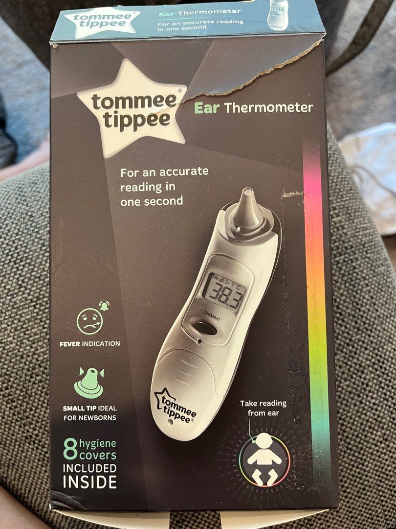 Tommee tippee ear thermometer, Health & Nutrition, Health Monitors & Weighing Scales on Carousell
