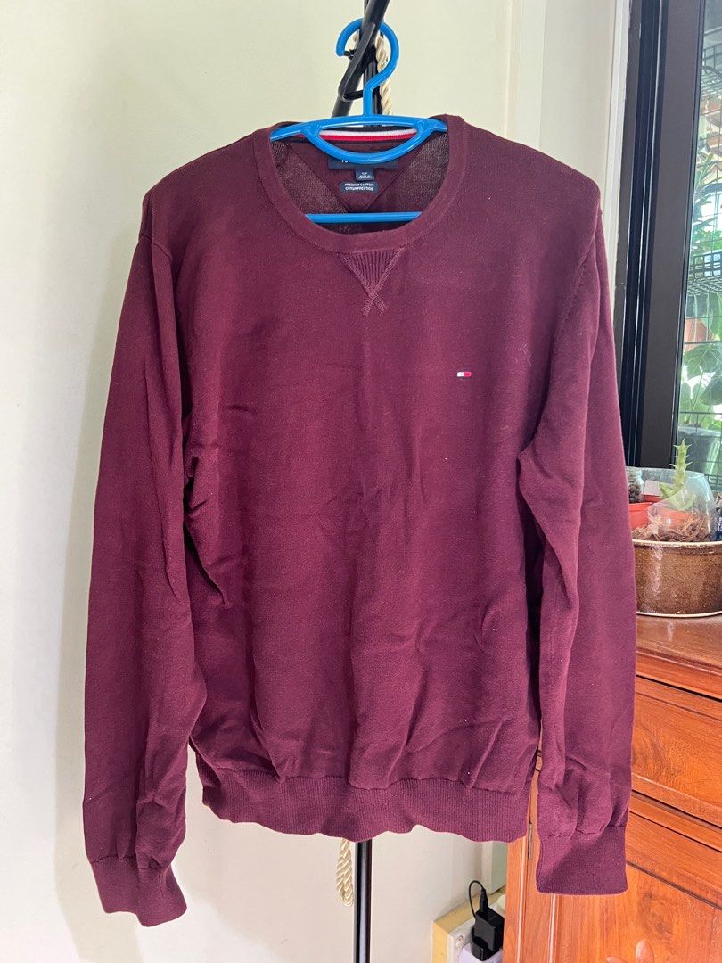 Purple tommy hilfiger sweater store