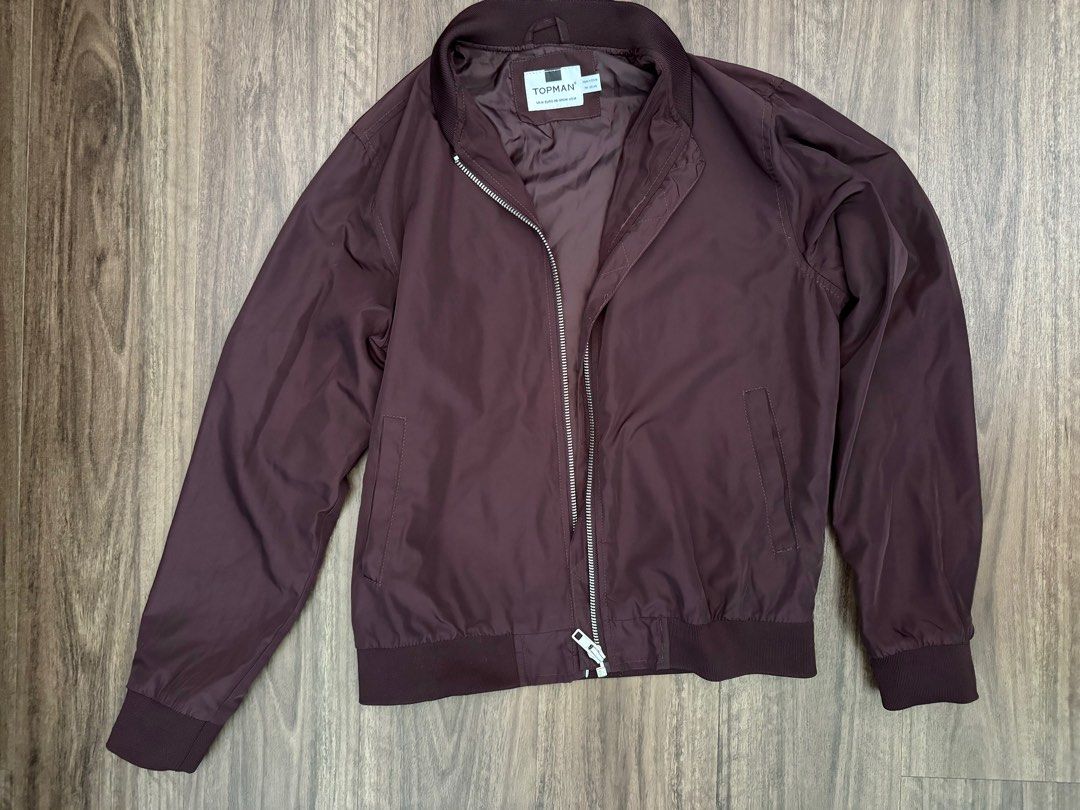Maroon lightweight jacket online