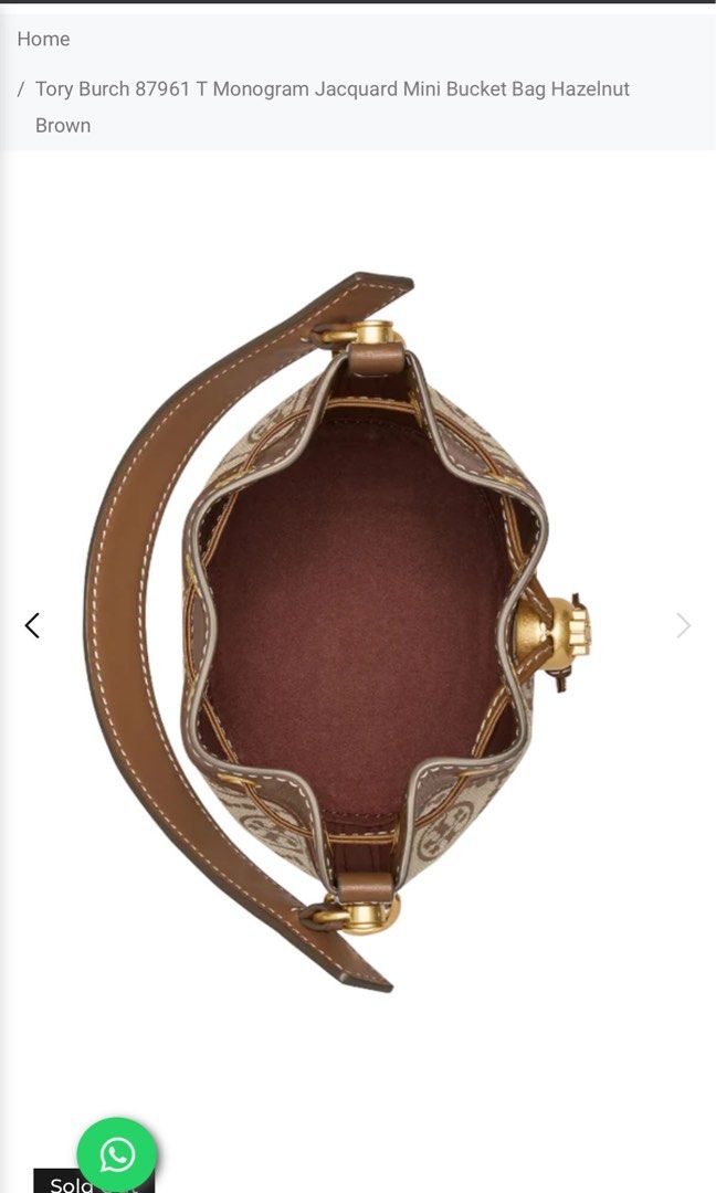 Tory Burch Monogram Jacquard Bucket Bag (Category: Shoulder Bags) located in Quezon City. Submitted by maris (Listing ID 1281066837, Image 2). Description: Bought it from R3 Raketera Check their FB Page According to them “items are authentic” Products are sourced from outlets *Shipping fee not included.