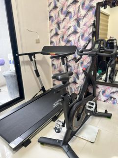 Trax Runner 3.0 Treadmill + Stationary Spin Bike - 35 lbs