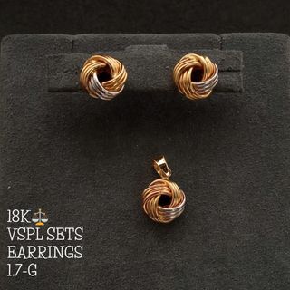 Twisted Earrings & Pendant