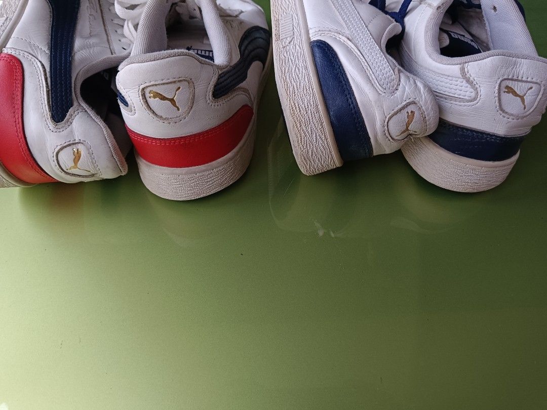 VTG 70/80's PUMA Helsinki White Leather Unisex Sneakers Size 6.5 Made In  Taiwan | eBay