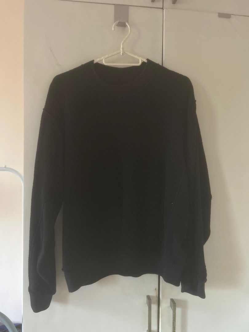 SMOOTH COTTON LONG SLEEVE CREW NECK SWEATER