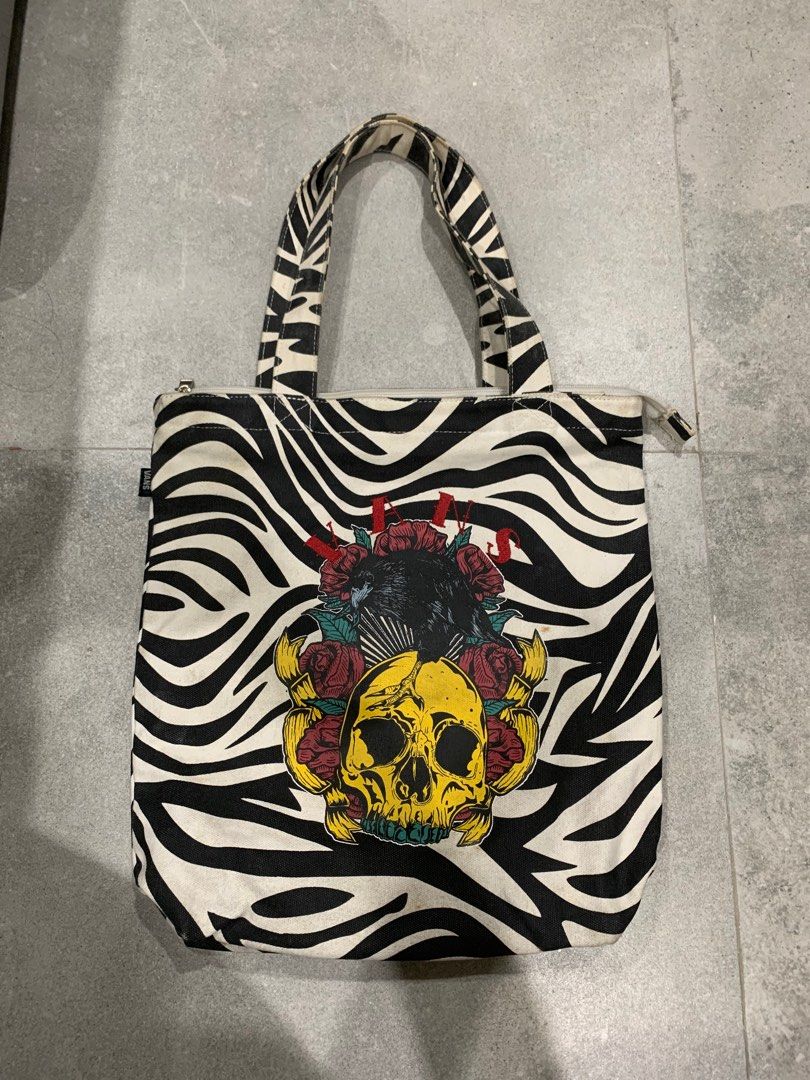 Vans black online canvas tote