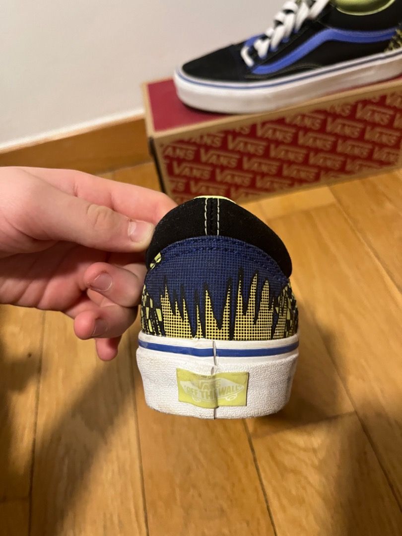 Vans Old Skool Blue White and Yellow