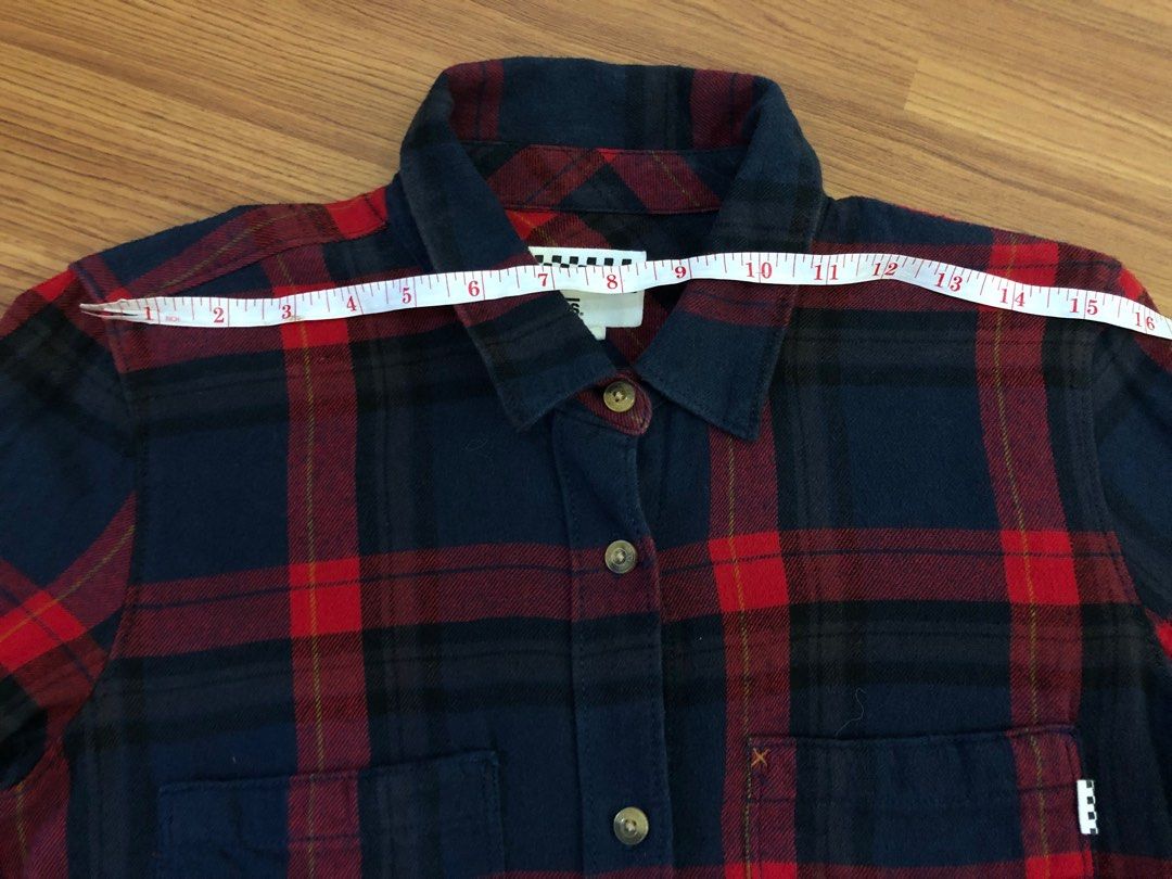 Vans red checkered shop shirt