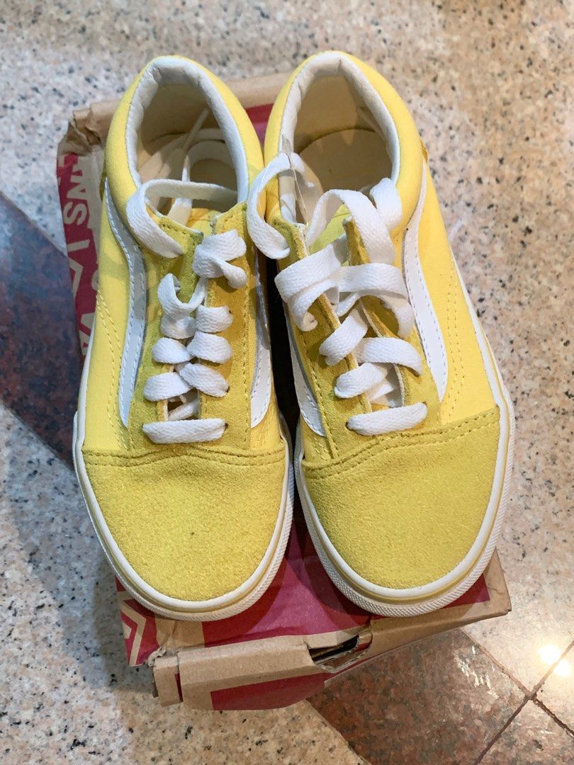 Vans boots kids yellow store