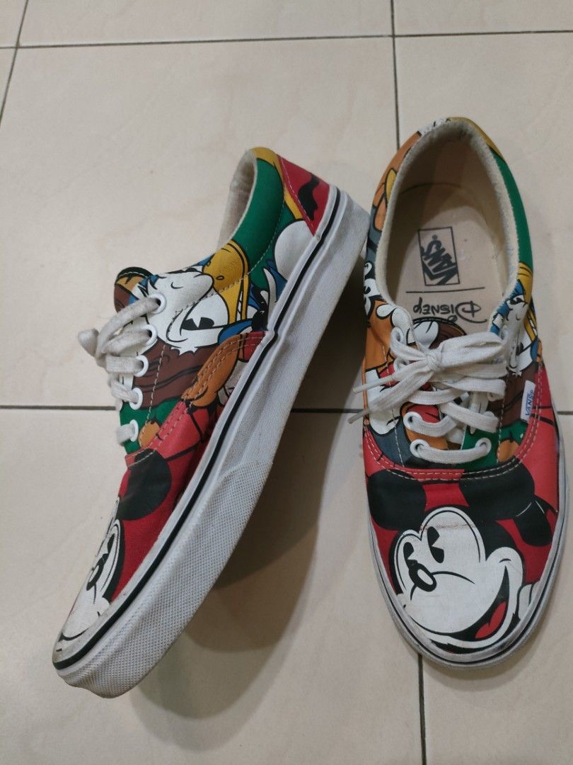 Vans x Disney uk9 used Men s Fashion Footwear Sneakers on Carousell
