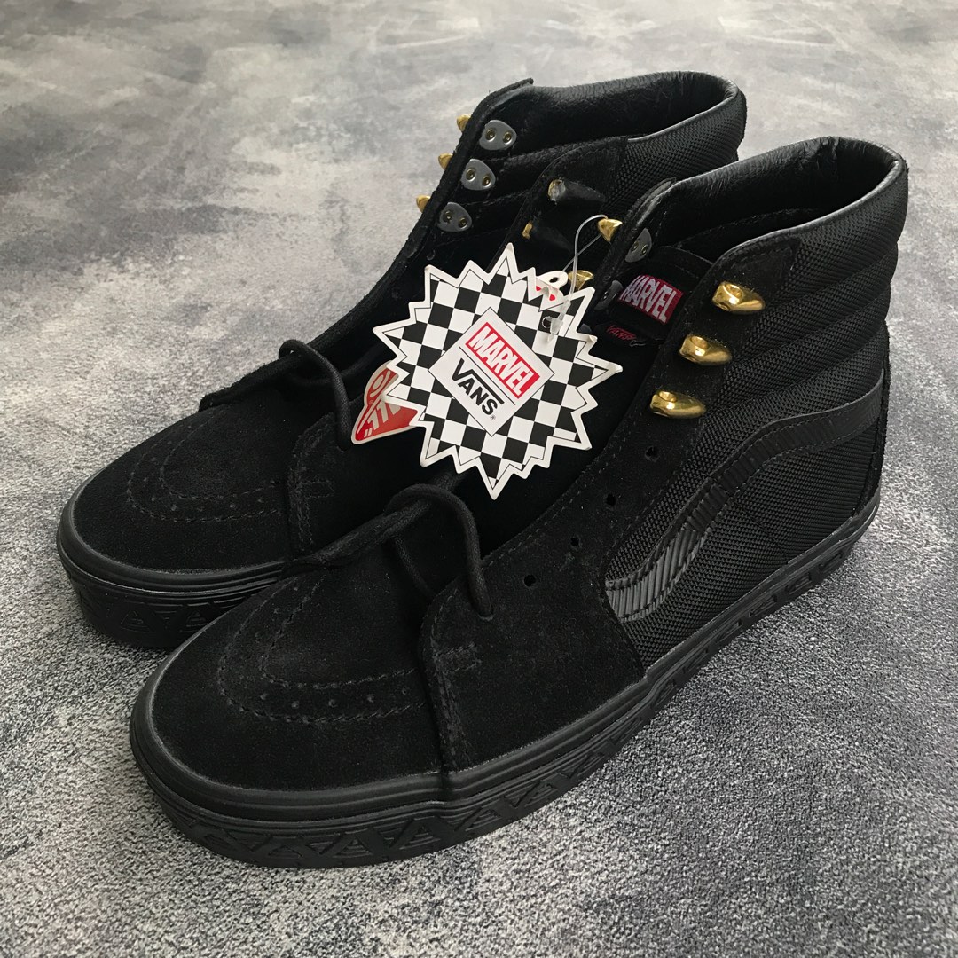 Sale Vans X Marvel Black Panther Fesyen Pria Sepatu Sneakers