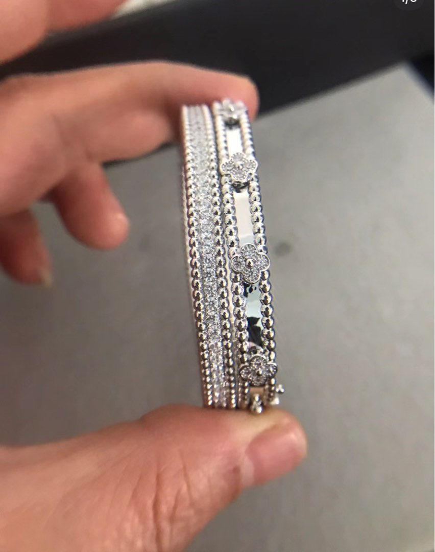 VCA Can Cleef Arpels Perlee Diamonds Bracelet Women s Fashion