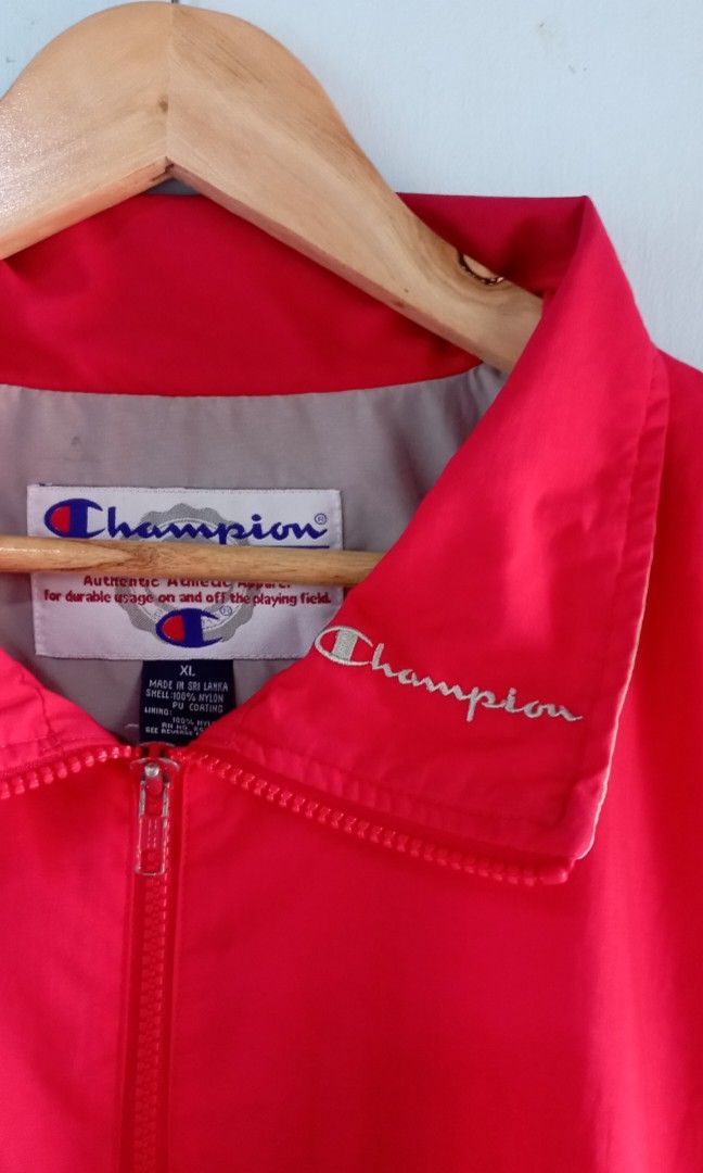 Supreme champion half zip windbreaker red shop