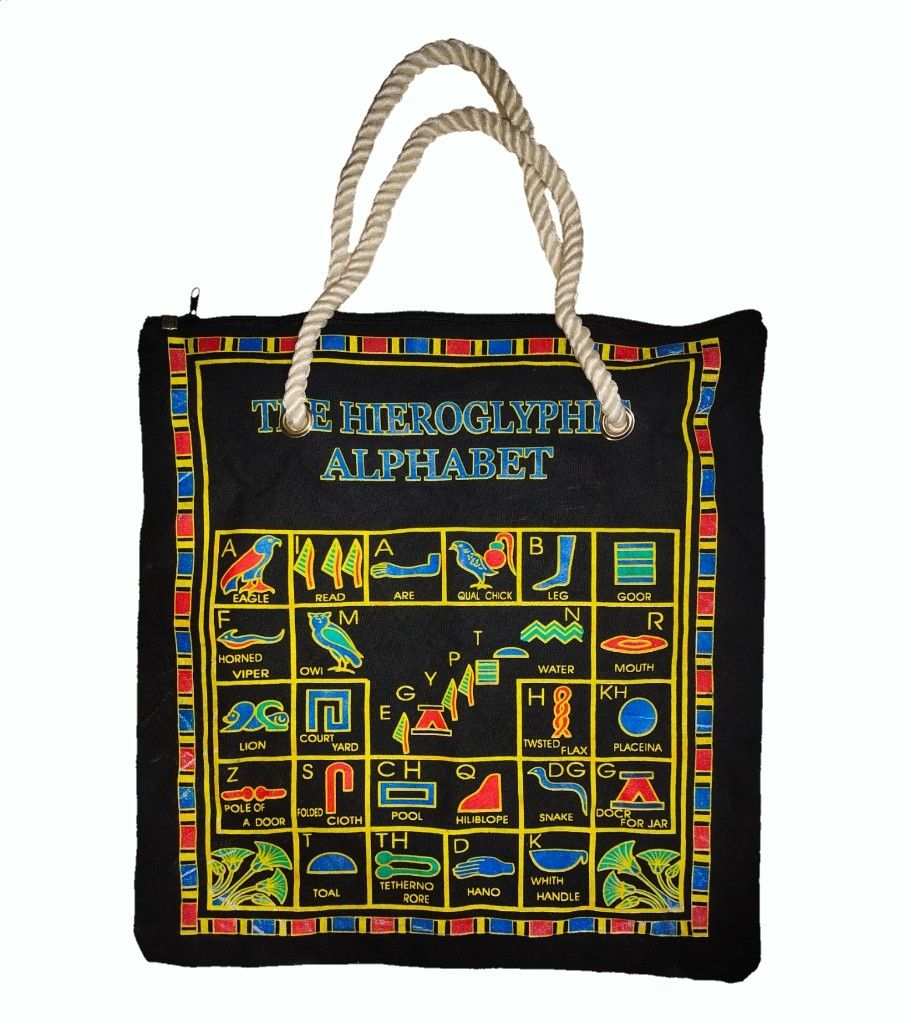 Alphabet tote bag shop