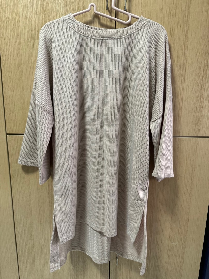 Waffle tunic sale sweater