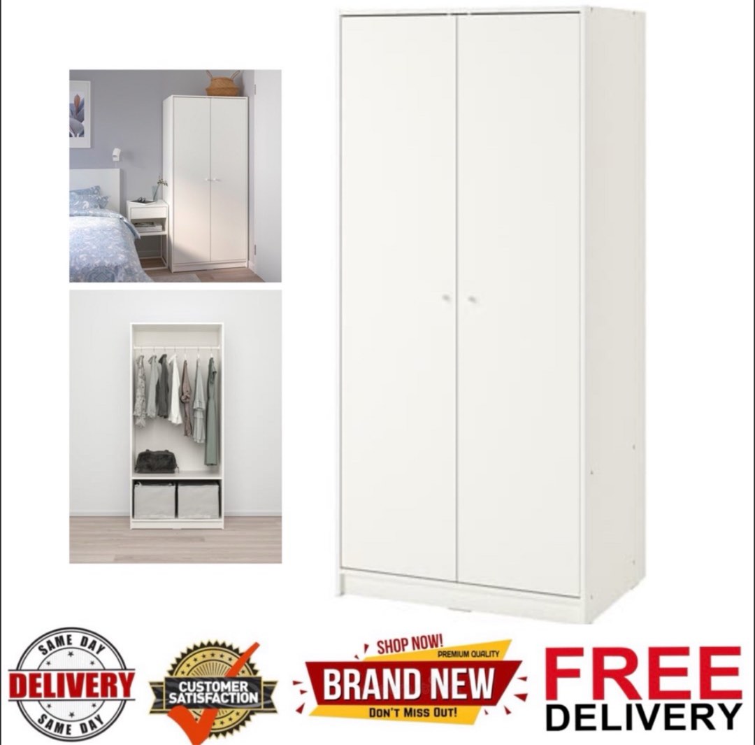 Ikea shop kleppstad wardrobe