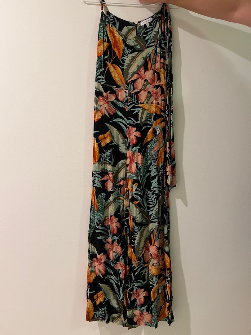Warehouse tropical top floral maxi dress