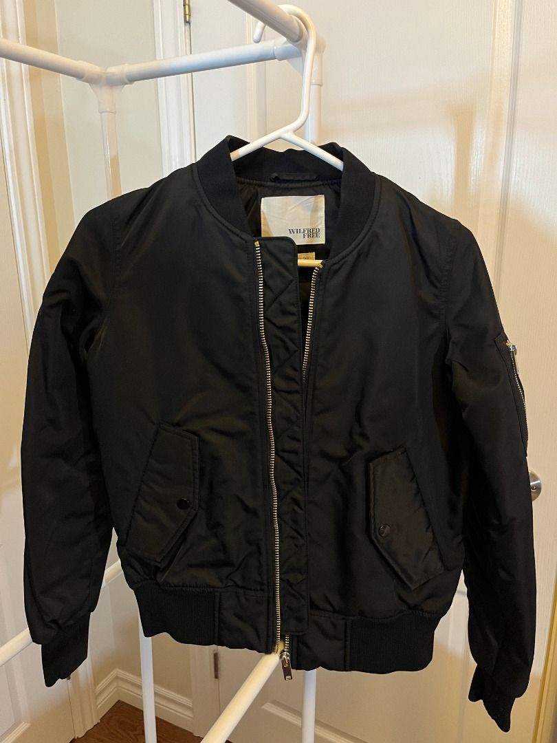 Wilfred Free Avion Black Bomber Jacket Women s Fashion Clothes on Carousell