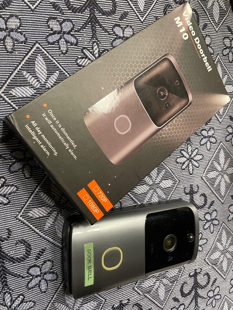 Wireless Battery Video Doorbell M10, Furniture & Home Living, Security