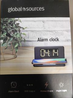 Wireless Charger with Alarm clock