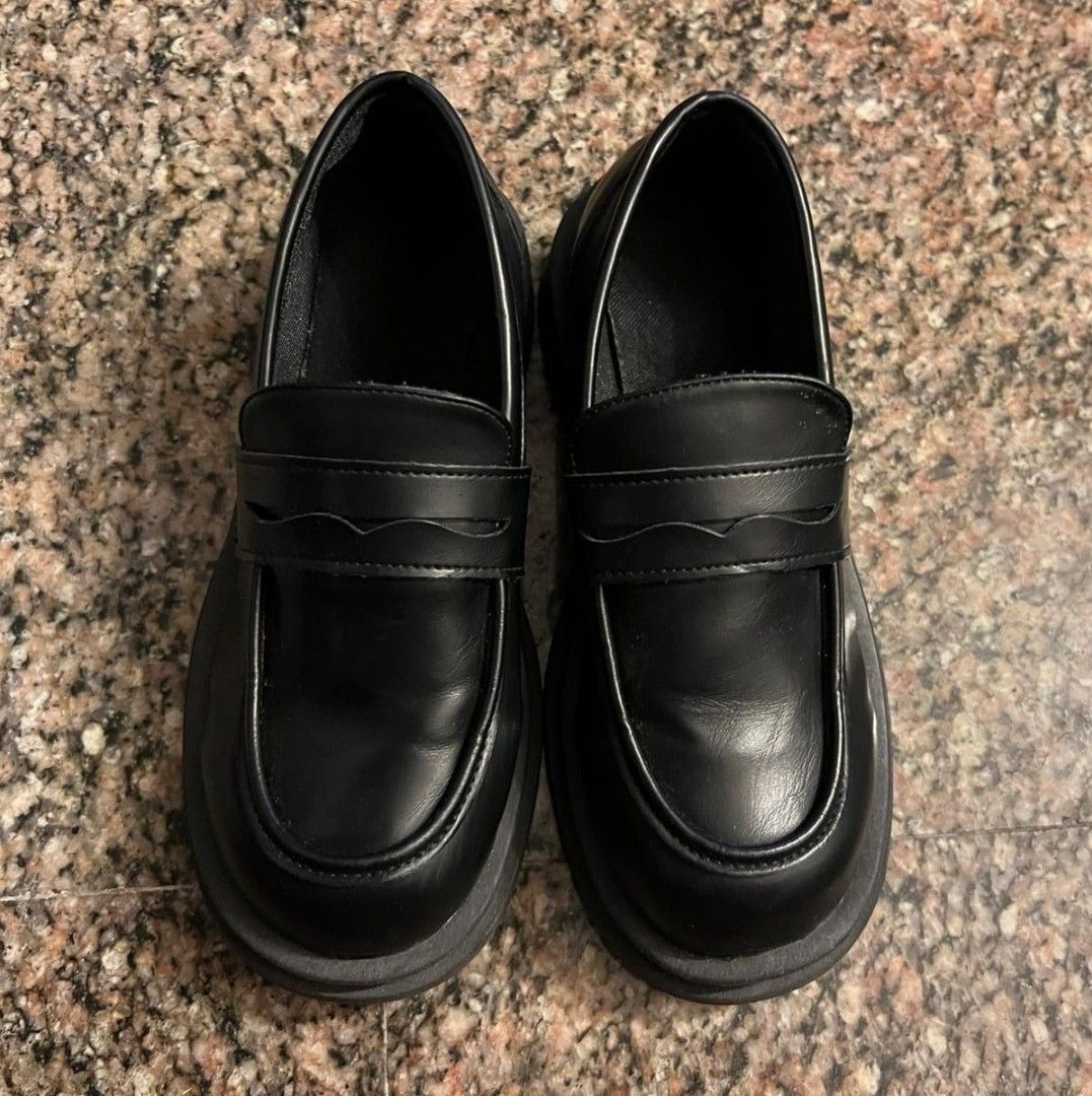 Wedge penny loafers on sale