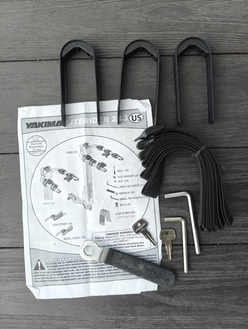 Yakima literider store 2 bike rack