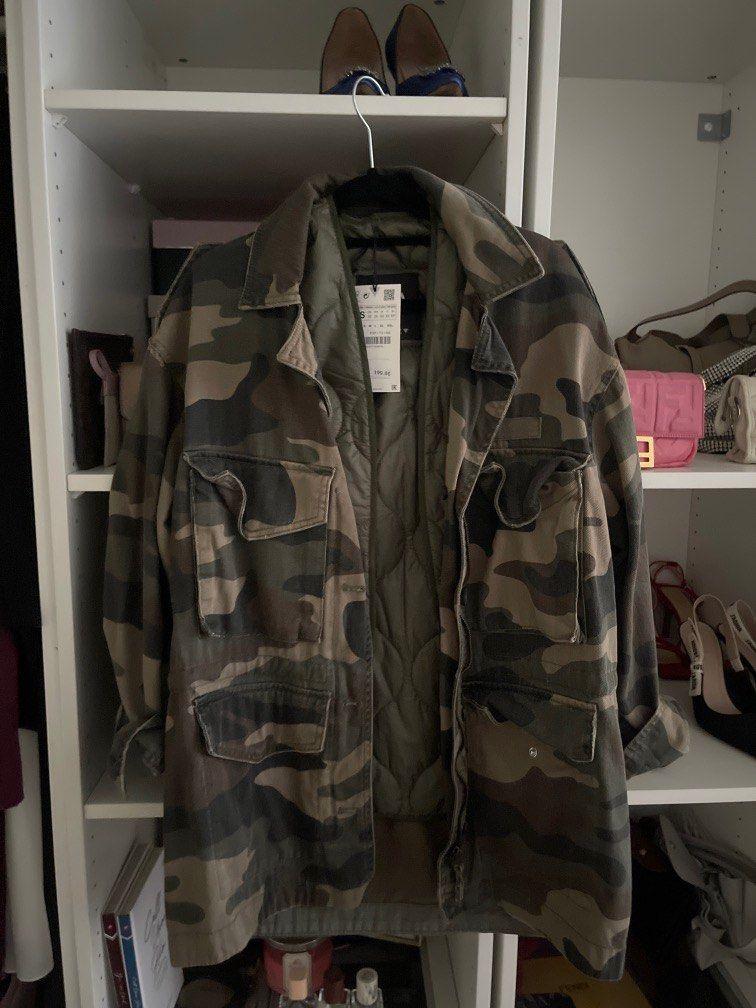 Veste Zara Camouflage militaire | Vinted