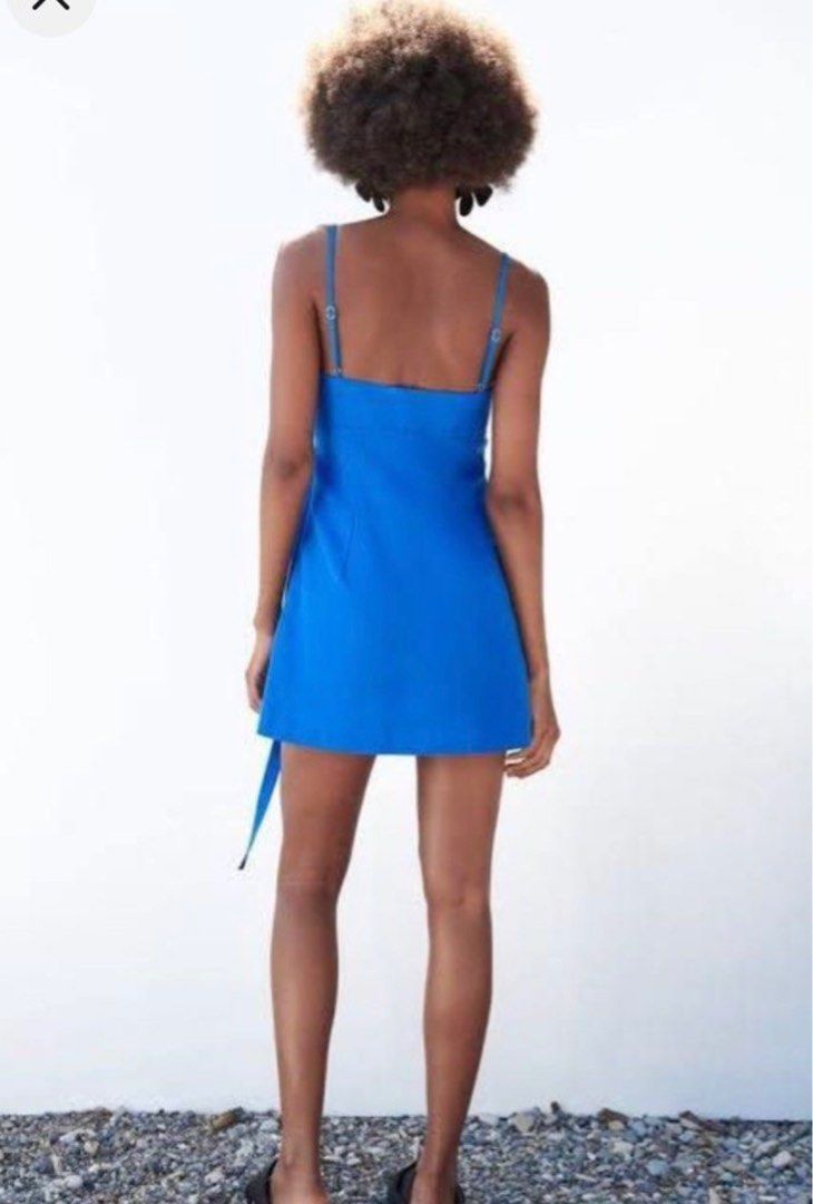 Zara blue 2025 romper