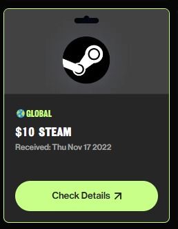 10$ STEAM DIGITAL GIFT CARD (Please do read the note)