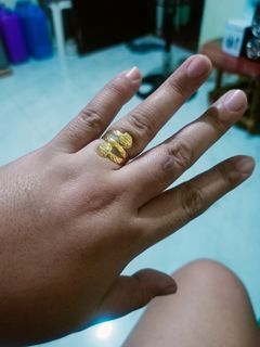 18k saudi gold ring